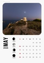 Wall Calendar - Night Sky Version